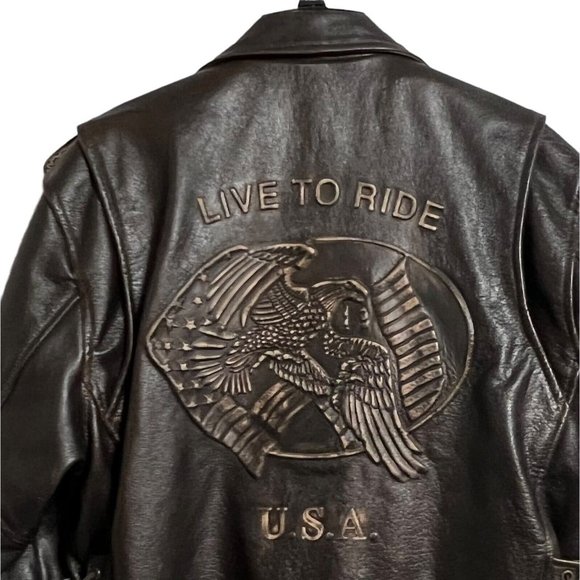 Harley-Davidson Black Leather Jacket - Picture 3 of 12